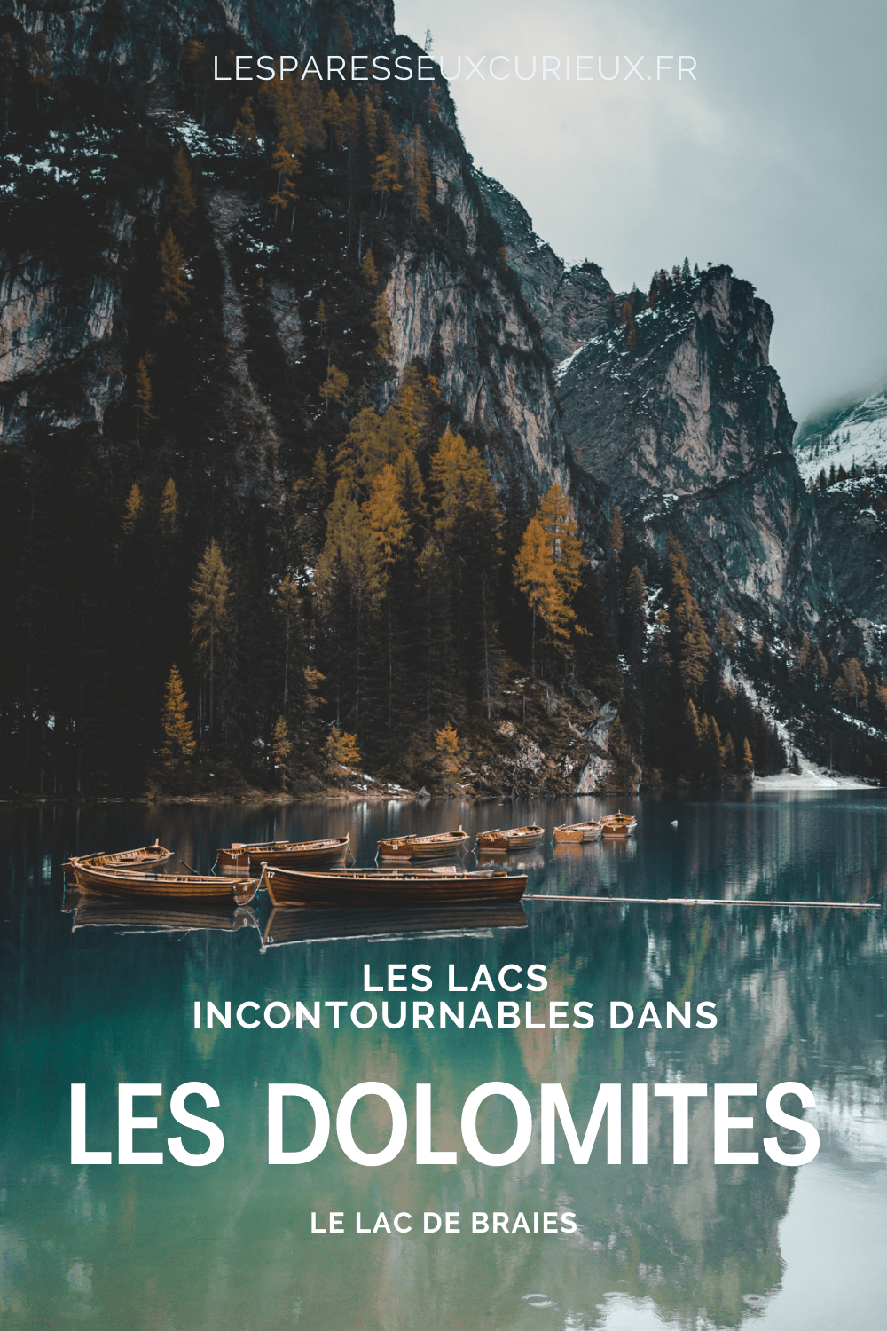 lago di brai : incontournable lacs dans les Dolomites