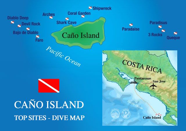 sites plongée corcovado à Isla del Cano